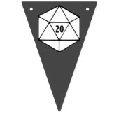 Dungeons und Dragons D20 Jagdfahnen Wimpelkette (Dritte Fahne)