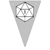 Dungeons und Dragons D20 Jagdfahnen Wimpelkette (Zweite Fahne)
