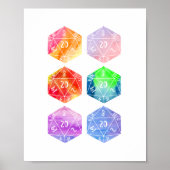 Dungeons und Dragons, D20 Poster (Vorne)