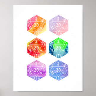 Dungeons und Dragons, D20 Poster
