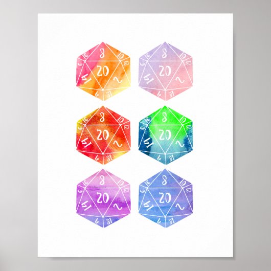 Dungeons und Dragons, D20 Poster (Vorne)