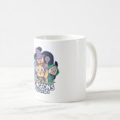 DUNGEONS UND LANGSAME RPG-DESIGN KAFFEETASSE (VorderseiteRechts)