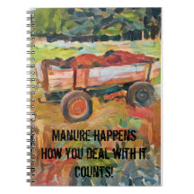 Dungkarren, Foto mit Worten