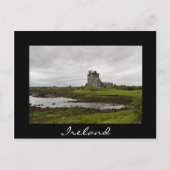 Dunguaire Schloss, Irland Postkarte mit schwarzem (Vorderseite)