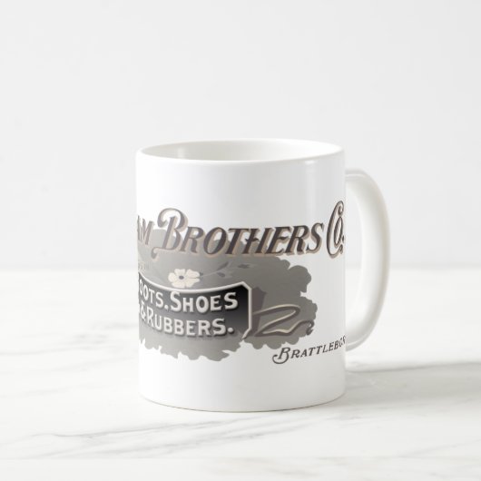 Dunham Bros. Tasse von Stiefeln, Schuhen und Kauts (VorderseiteRechts)