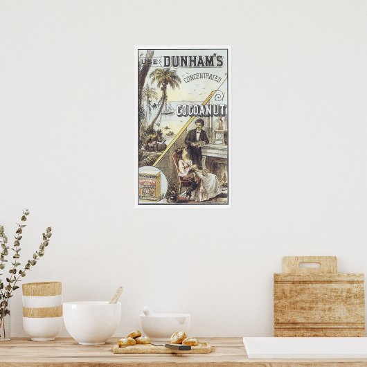 Dunhams Cocoanut Poster (Küche)