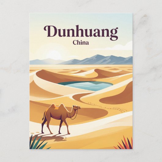 Dunhuang China Postkarte (Vorderseite)