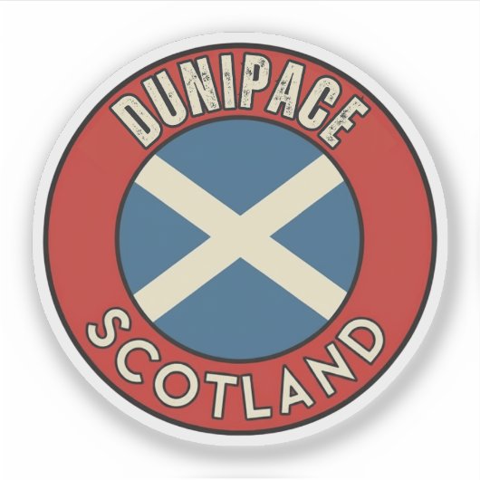 Duniway, Schottland Aufkleber (Vorderseite)