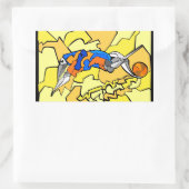 DUNK-Aufkleber von NGBOO Rechteckiger Aufkleber (Tasche)