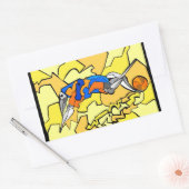 DUNK-Aufkleber von NGBOO Rechteckiger Aufkleber (Umschlag)