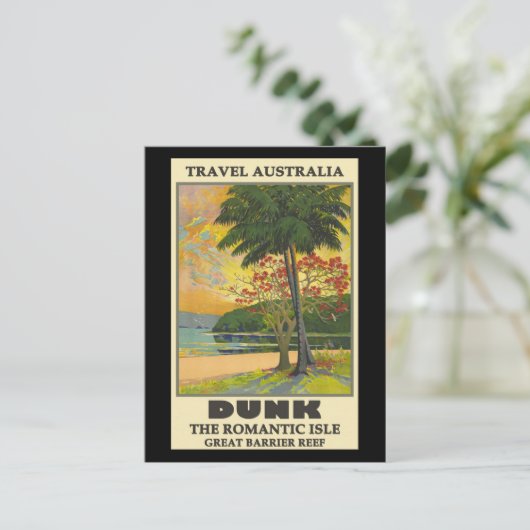 Dunk, Australien Postkarte (Stehend Vorderseite)