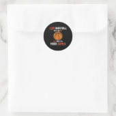 Dunk Basketball Legenden Runder Aufkleber (Tasche)