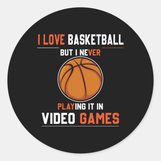 Dunk Basketball Legenden Runder Aufkleber (Vorderseite)