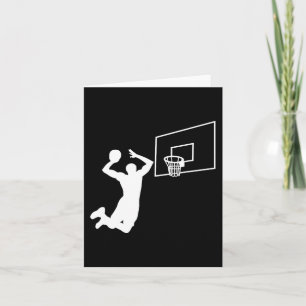 Dunk Basketball Spieler Slam Dunk Baller Basketbal Karte