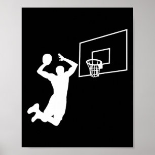 Dunk Basketball Spieler Slam Dunk Baller Basketbal Poster