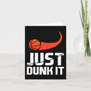 Dunk es einfach! Basketball Player Slam Dunk Gesch Karte