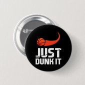 Dunk es einfach! Bysketbyll Player Slam Dunk Gesch Button (Vorne & Hinten)
