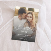 DUNK Faded Foto & Script Wedding Save The Date
