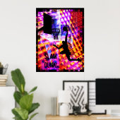 Dunk in Electric Light Chaos Poster (Heimbüro)