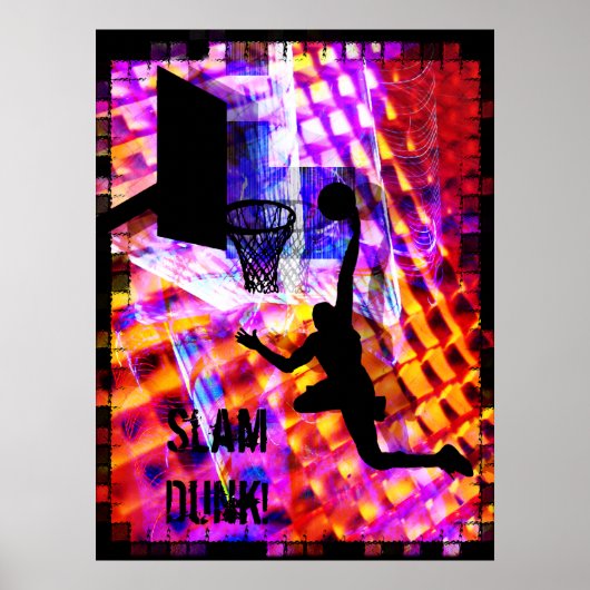 Dunk in Electric Light Chaos Poster (Vorne)