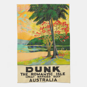 Dunk Island Queensland Australien Tea Towel Geschirrtuch