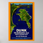 Dunk Island Vintage Poster (Vorne)