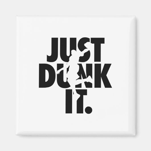 Dunk It Sketll Silhouette Magnet (Vorne)