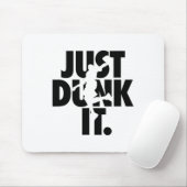 Dunk It Sketll Silhouette Mousepad (Mit Mouse)