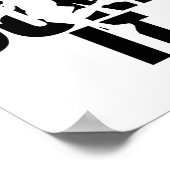 Dunk It Sketll Silhouette Poster (Ecke)