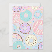 Dunk und Donuts Einladung Donut Pool Einladung (Rückseite)