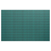 Dunkel Aquamarin, Schwarzes Hahnentrittmuster Must Stoff (Yard (91,4 cm))