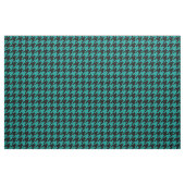 Dunkel Aquamarin, Schwarzes Hahnentrittmuster Must Stoff (Fat Quarter (45,7 x 55,9 cm))