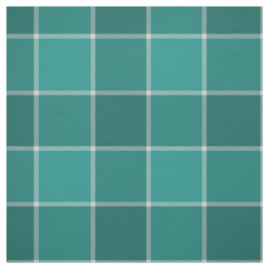 dunkel aquamarin türkis, kariert stoff (Muster)
