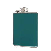  Dunkel Aquamarin (Vollfarbe)  Flachmann (Links)