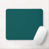 Dunkel Aquamarin (Vollfarbe) Mousepad (Mit Mouse)