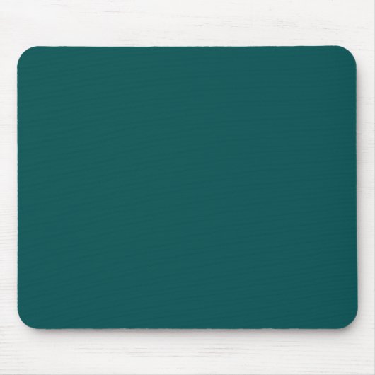 Dunkel Aquamarin (Vollfarbe) Mousepad (Vorne)