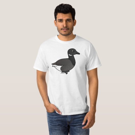 Dunkel-aufgeblähte Brant-Gans T-Shirt (Vorne ganz)