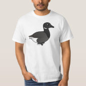 Dunkel-aufgeblähte Brant-Gans T-Shirt (Vorderseite)