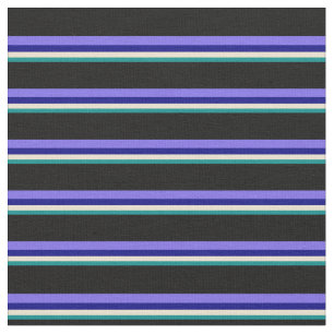 Dunkel-Cyan, Beige, Blau, Mittelschiefer Blau und  Stoff