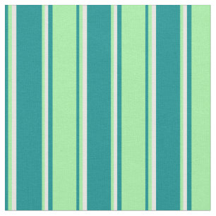 Dunkel-Cyan, Grün und Weiß-Farbmuster Stoff
