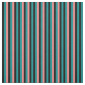 Dunkel-Cyan-, Schwarz- und Lichtkorallenmuster Stoff (Muster)