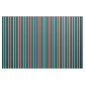 Dunkel-Cyan-, Schwarz- und Lichtkorallenmuster Stoff (Fat Quarter (45,7 x 55,9 cm))