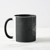 Dunkel dekoratives Banner Hexenmäntel Skull Hallow Tasse (Links)