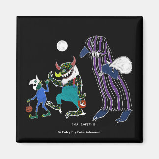 Dunkel: Die Schattenstunden | Halloween Haiti Magnet