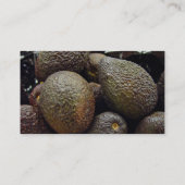 Dunkel-farbige Avocatofrucht Visitenkarte (Rückseite)