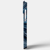 Dunkel gebogene, polierte überlappende, gekrümmte  Case-Mate iPhone hülle (Rückseite / Links)