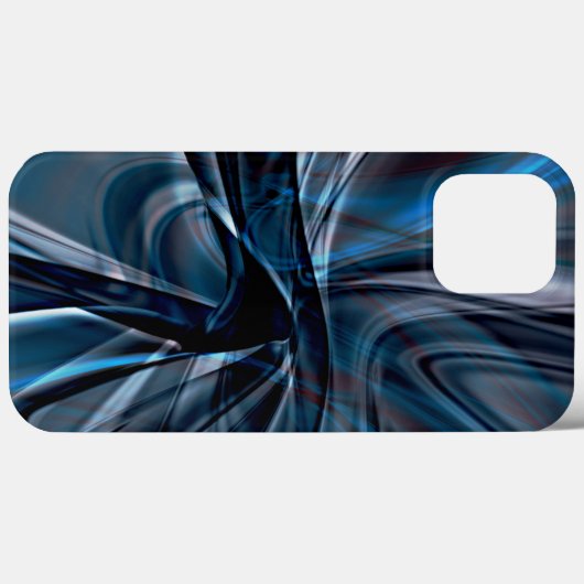 Dunkel gebogene, polierte überlappende, gekrümmte  Case-Mate iPhone hülle (Rückseite (Horizontal))