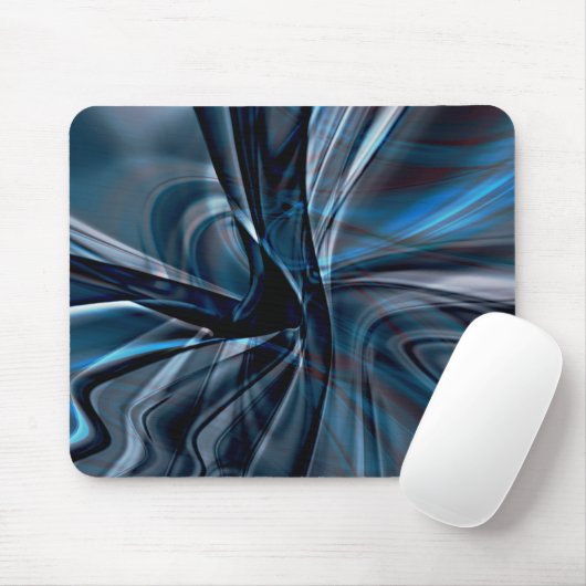 Dunkel gebogene, polierte überlappende, gekrümmte  mousepad (Mit Mouse)