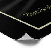 dunkel genug poster (Ecke)