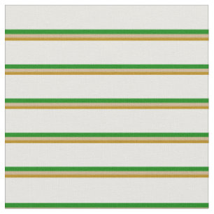 Dunkel Goldenrod, Tan, grün und weiß gefärbt Stoff
